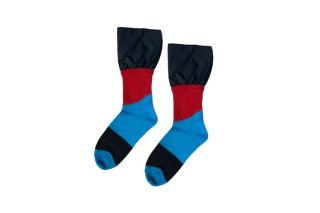 COLOR BLOCK RUFFLE SOCKSRED×BLUE<img class='new_mark_img2' src='https://img.shop-pro.jp/img/new/icons5.gif' style='border:none;display:inline;margin:0px;padding:0px;width:auto;' />の商品画像
