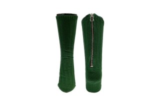 UNISEX/ZIPPER SOCKS<br>GREEN<img class='new_mark_img2' src='https://img.shop-pro.jp/img/new/icons5.gif' style='border:none;display:inline;margin:0px;padding:0px;width:auto;' />ξʲ