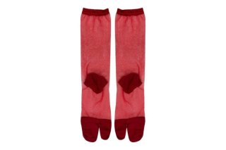 SEE-THROUGH TABI SOCKS<br>RED<img class='new_mark_img2' src='https://img.shop-pro.jp/img/new/icons5.gif' style='border:none;display:inline;margin:0px;padding:0px;width:auto;' />の商品画像