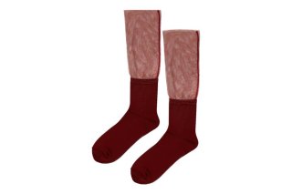 DOUBLE LAYERED LOOSE SOCKS<br>REDRED<img class='new_mark_img2' src='https://img.shop-pro.jp/img/new/icons5.gif' style='border:none;display:inline;margin:0px;padding:0px;width:auto;' />ξʲ