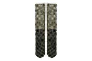 LAYERED NET TULLE SOCKS<br>KHAKIBLACKξʲ