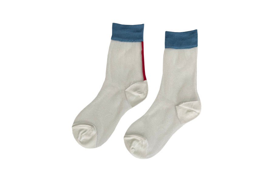 BACKLINE SEE-THROUGH SOCKS<br>BLUEWHITE<img class='new_mark_img2' src='https://img.shop-pro.jp/img/new/icons5.gif' style='border:none;display:inline;margin:0px;padding:0px;width:auto;' />