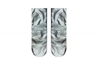 FOIL DOT TULLE SOCKS<br>SILVERξʲ