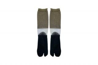 GLITTER SEE-THROUGH TABI SOCKS<br>GOLDξʲ