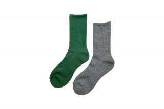 UNISEX/ASYMMETRIC SPORTS SOCKS<br>GREENGRAYξʲ