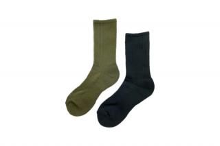 UNISEX/ASYMMETRIC SPORTS SOCKS<br>KHAKIBLACKξʲ