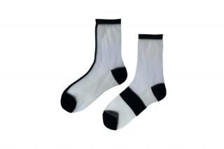 ASYMMETRIC LINE SEE-THROUGH SOCKS<br>BLACKBLACK<img class='new_mark_img2' src='https://img.shop-pro.jp/img/new/icons5.gif' style='border:none;display:inline;margin:0px;padding:0px;width:auto;' />ξʲ
