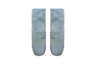 FAUX FUR MESH SOCKS<br>BLUEWHITE<img class='new_mark_img2' src='https://img.shop-pro.jp/img/new/icons5.gif' style='border:none;display:inline;margin:0px;padding:0px;width:auto;' />ξʲ