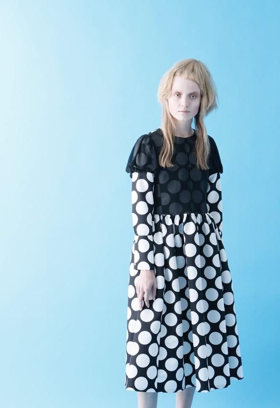 dot cloth one piece SUNAOKUWAHARA ONLINE STORE