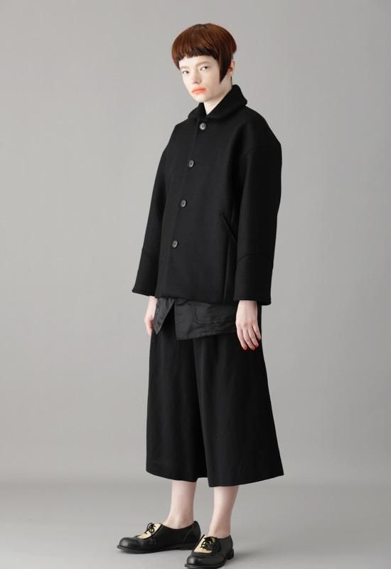 lamb river melton short coat - SUNAOKUWAHARA ONLINE STORE