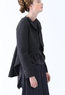 wool linen stripe jacket