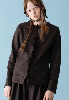 crushing wool tenjiku cardigan