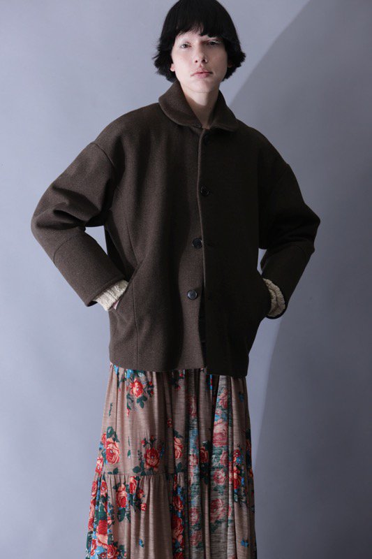 gali pile melton coat2 - SUNAOKUWAHARA ONLINE STORE