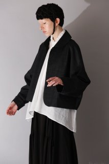 < pre-order > linen linen wool jacket