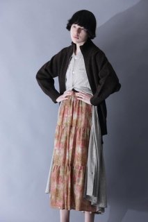 < pre-order > knitting print skirt