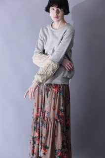 < pre-order > Romania flower print skirt