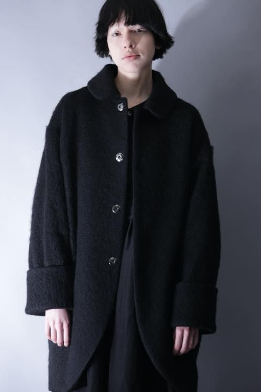 mohair shaggy coat - SUNAOKUWAHARA ONLINE STORE mohair shaggy coat - SUNAOKUWAHARA ONLINE STORE