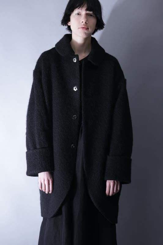 mohair shaggy coat - SUNAOKUWAHARA ONLINE STORE mohair shaggy coat - SUNAOKUWAHARA ONLINE STORE