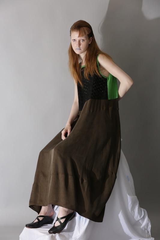 lace combination one-piece - SUNAOKUWAHARA ONLINE STORE