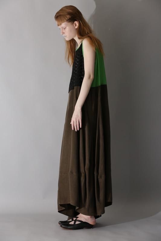 lace combination one-piece - SUNAOKUWAHARA ONLINE STORE