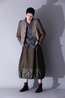 < pre-order > recycle cotton nylon skirt