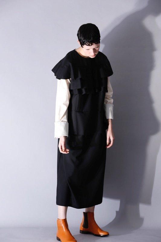 layered cloth one-piece - SUNAOKUWAHARA ONLINE STORE layered cloth one-piece - SUNAOKUWAHARA ONLINE STORE