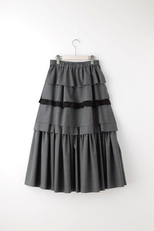 layered cloth skirt - SUNAOKUWAHARA ONLINE STORE layered cloth skirt - SUNAOKUWAHARA ONLINE STORE