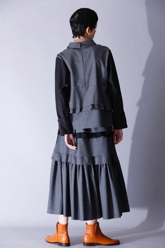 layered cloth skirt - SUNAOKUWAHARA ONLINE STORE layered cloth skirt - SUNAOKUWAHARA ONLINE STORE