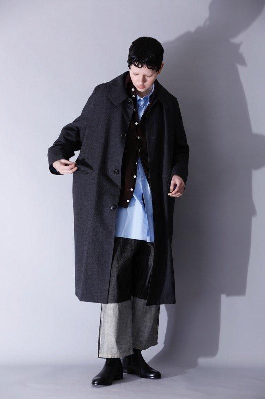 washable wool coat - SUNAOKUWAHARA ONLINE STORE