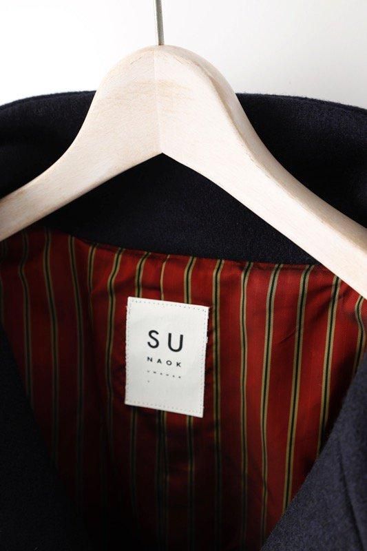 double melton coat - SUNAOKUWAHARA ONLINE STORE