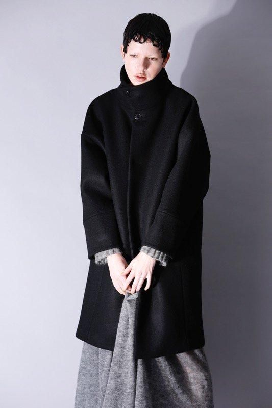 double melton coat - SUNAOKUWAHARA ONLINE STORE