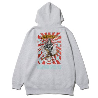 <img class='new_mark_img1' src='https://img.shop-pro.jp/img/new/icons1.gif' style='border:none;display:inline;margin:0px;padding:0px;width:auto;' />DEATH HAWK HOODIE (ASH)