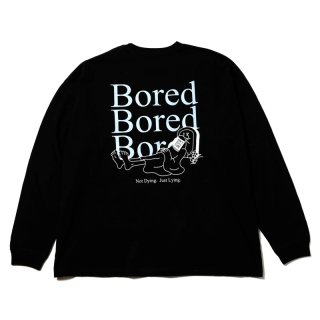 BORED BIG L/S T (BK)