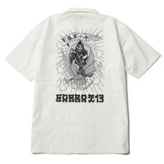<img class='new_mark_img1' src='https://img.shop-pro.jp/img/new/icons1.gif' style='border:none;display:inline;margin:0px;padding:0px;width:auto;' />DEATH HAWK S/S SHIRTS (WH)