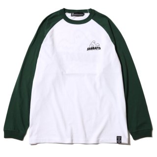 <img class='new_mark_img1' src='https://img.shop-pro.jp/img/new/icons1.gif' style='border:none;display:inline;margin:0px;padding:0px;width:auto;' />SPOOK LOGO RAGLAN L/S T (GR)