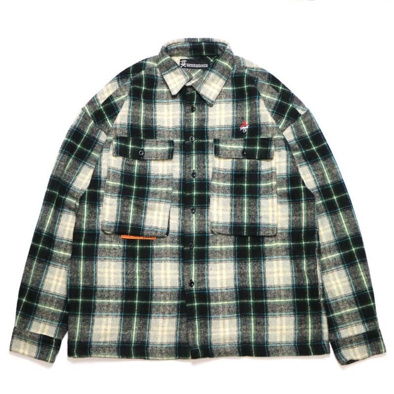 WITCH HAT CHECK SHIRTS (GY) - SABBAT13