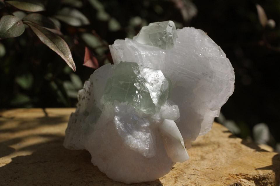 フローライト 蛍石 カルサイト グリーン グレー フローライト蛍石カル