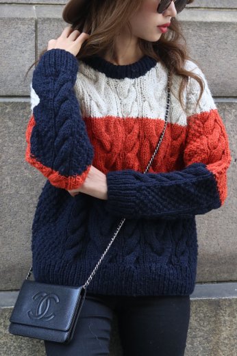 mulch color wool knit