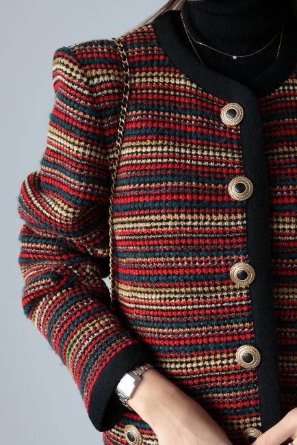 ジャケット・アウター Vintage Yves Saint Laurent knit jacket 90s Vintage YSL Yves Saint Laurent Harrington Jacket Beige