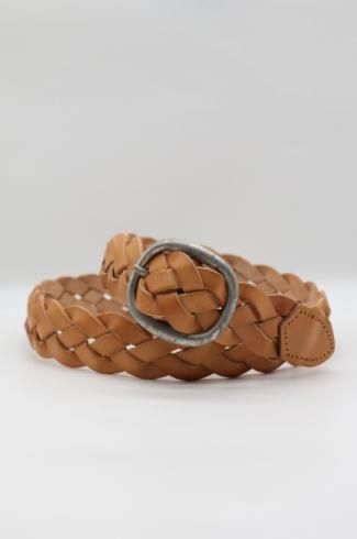silver buckle mesh leather belt