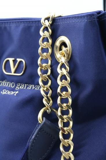 vintage】VALENTINO GARAVANI / gold shoulder strap embroidery