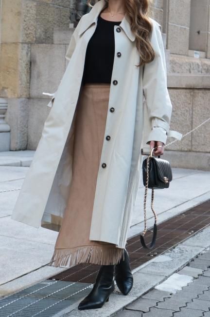 ＜H＞BALMACAAN COAT/コート square storm shield balmacaan coat (belt set) / natural