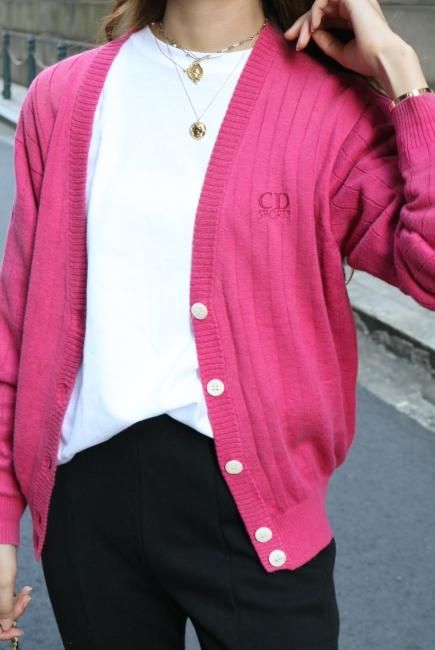 vintage dior cardigan