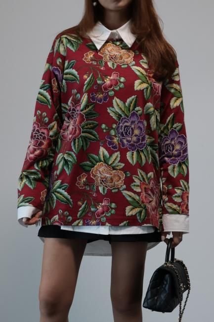 ケンゾー　ブルゾン　エルカ製　ヴィンテージ　花柄　レーヨン100％ シルク感 楽天市場】美品 Vintage KENZO ヴィンテージ ケンゾー 「M