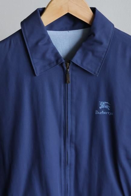 Burberrys ジャケット vintage】Burberrys / logo embroidery zip up blouson - Madder