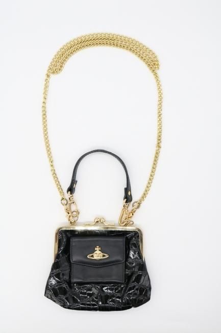 vintage Vivienne Westwood 3way croco embossing chain shoulder
