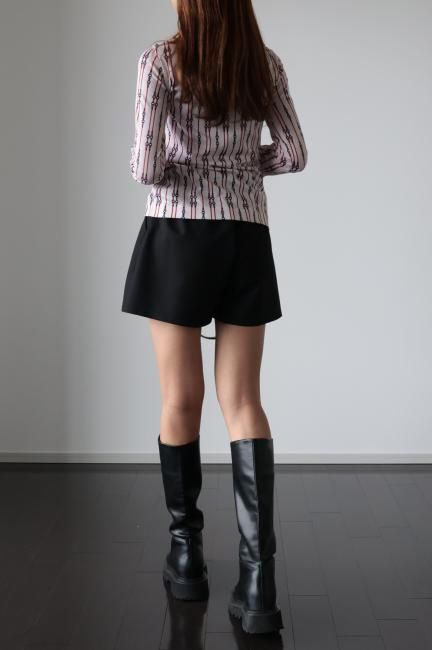 vintage】CELINE / rope chain patterned pure cotton blouse vintage】CELINE / rope chain patterned pure cotton blouse