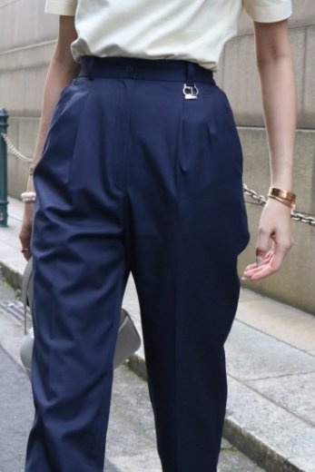 【vintage】Christian Dior / CD logo charm tapered slacks pants