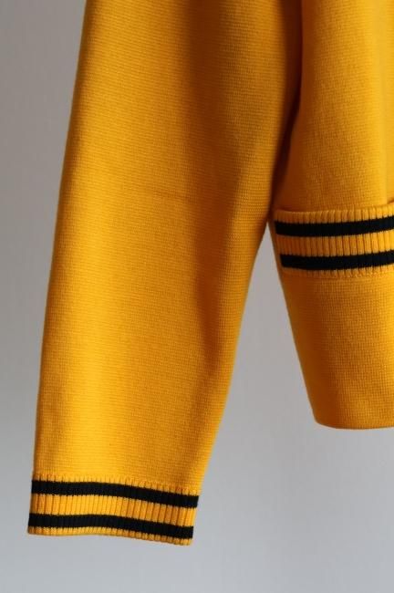 vintage】Yves Saint Laurent / 90's round neck black line retro