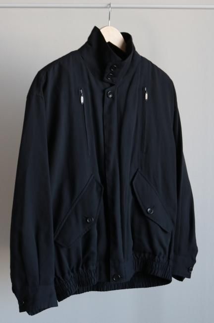 vintage】Christian Dior / zip up swing top blouson - Madder